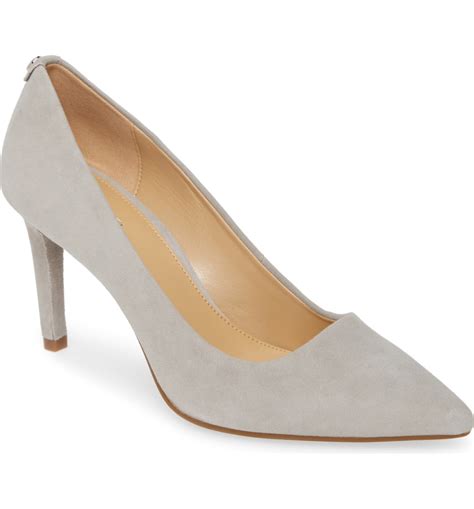 michael kors dorothy suede pumps|michael kors heel pumps.